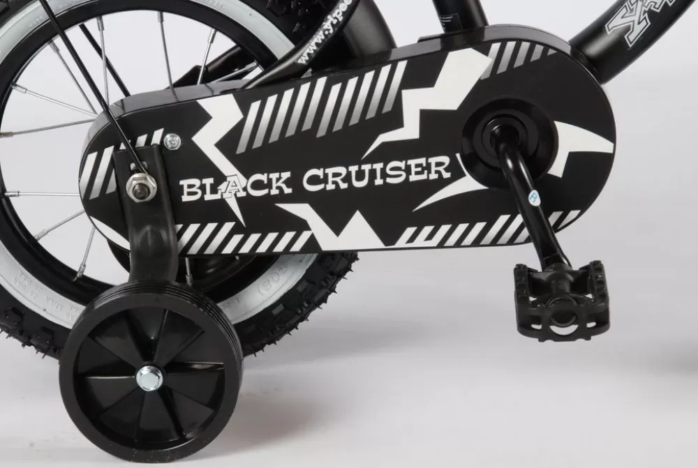 Black Cruiser 12 Inch 21,5 Cm Jongens Terugtraprem Zwart^Volare New