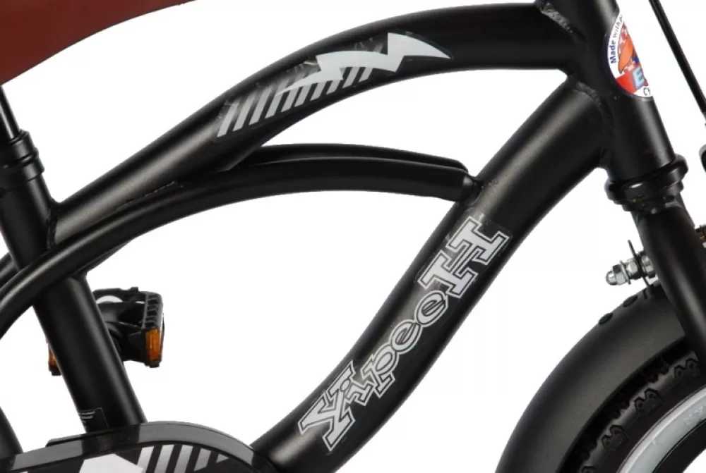 Black Cruiser 14 Inch 25 Cm Jongens Terugtraprem Matzwart^Volare Online