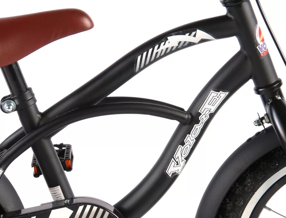 Black Cruiser 14 Inch 25 Cm Jongens Terugtraprem Matzwart^Volare Online