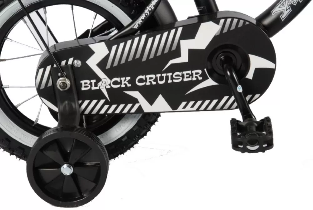 Black Cruiser 14 Inch 25 Cm Jongens Terugtraprem Matzwart^Volare Online