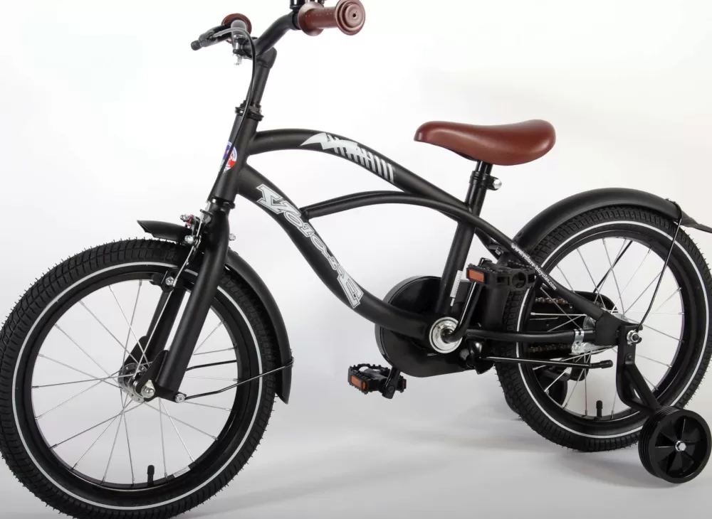 Black Cruiser 16 Inch 25,4 Cm Jongens Terugtraprem Zwart^Volare Fashion