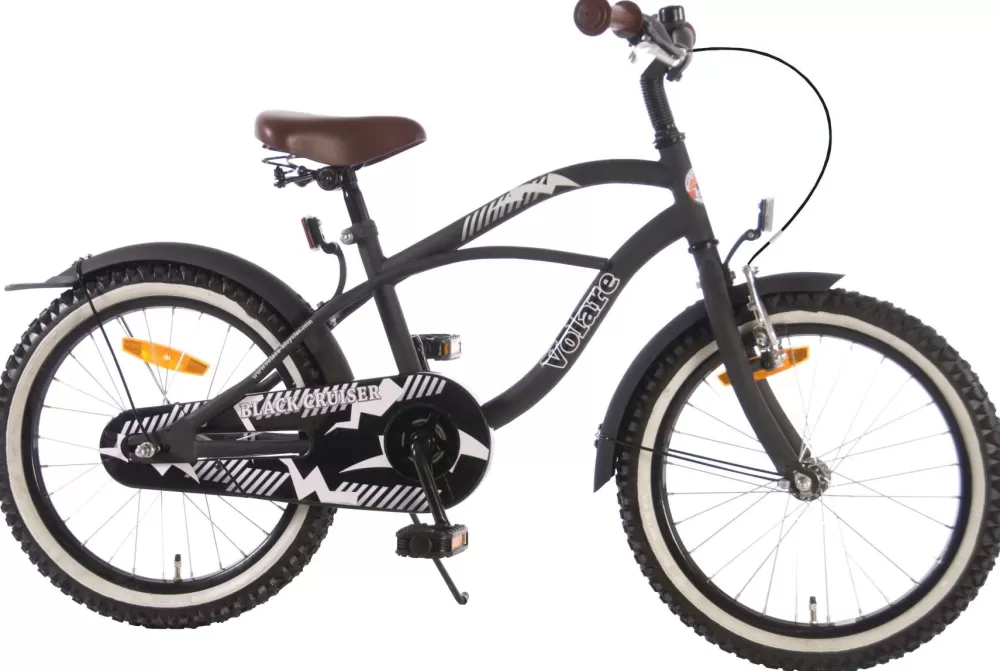Black Cruiser 18 Inch 27 Cm Jongens Terugtraprem Matzwart^Volare Best Sale