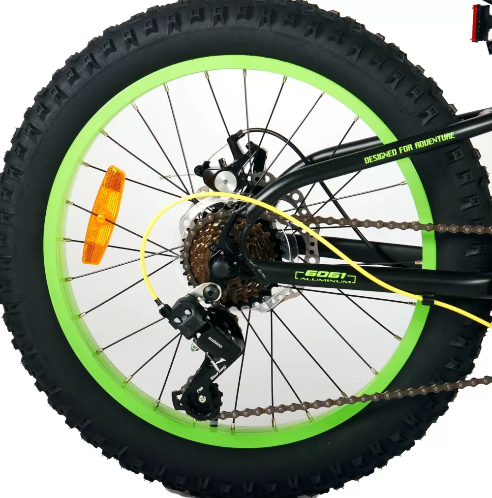 Gradient 20 Inch 28 Cm Jongens 6V Schijfrem Zwart/Groen^Volare Online