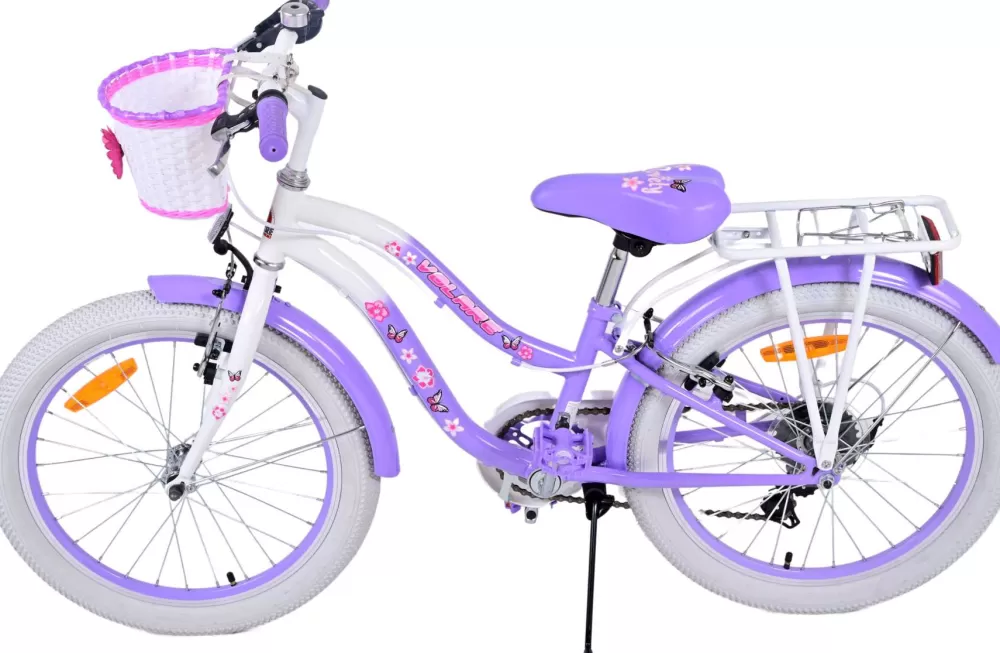 Lovely 20 Inch 27,5 Cm Meisjes 7V V-Brakes Paars/Wit^Volare New