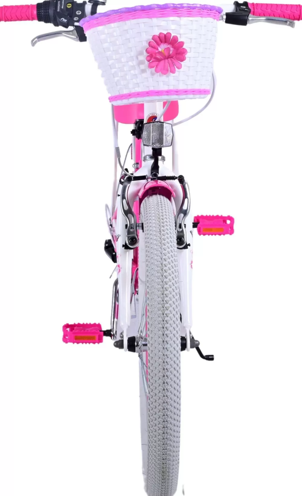 Lovely 20 Inch 27,5 Cm Meisjes 7V V-Brakes Roze/Wit^Volare Store