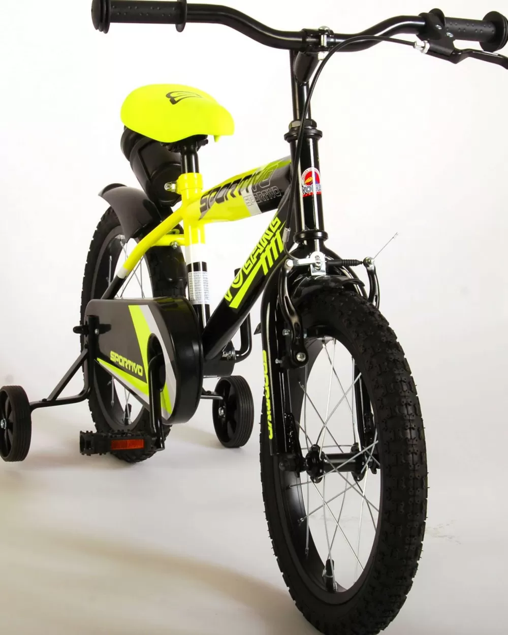 Sportivo 16 Inch 27,5 Cm Jongens Terugtraprem Geel/Zwart^Volare Best