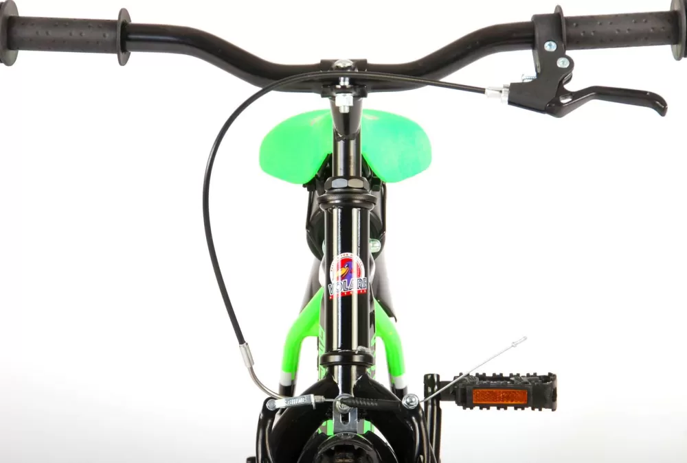 Sportivo 16 Inch 27,5 Cm Jongens Terugtraprem Groen/Zwart^Volare Outlet