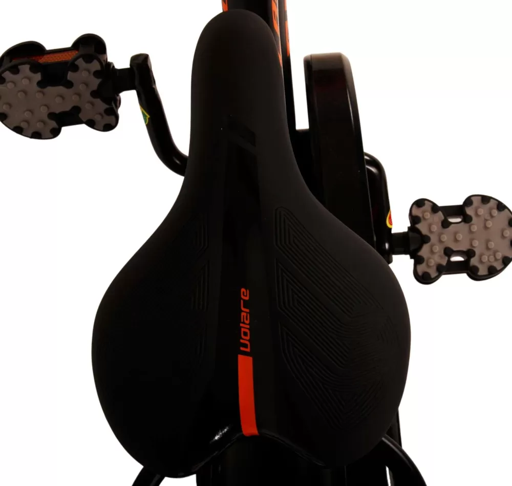Thombike 12 Inch 21,5 Cm Jongens Terugtraprem Zwart/Oranje^Volare Clearance