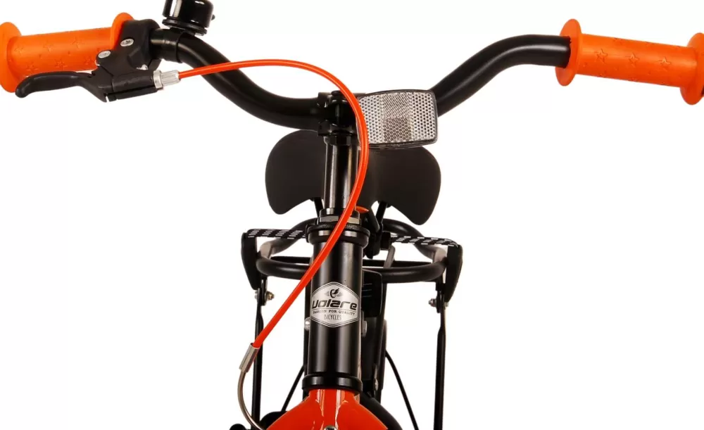 Thombike 12 Inch 21,5 Cm Jongens Terugtraprem Zwart/Oranje^Volare Clearance