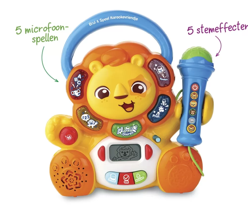 Brul & Speel Karaokevriendje 33 Cm Multicolor^VTech New